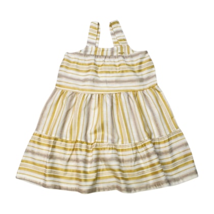 Vestido Tecido Listrado 04627 - Dila 