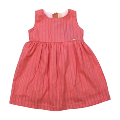 Vestido Tecido Listrado 405604 - Vrasalon 