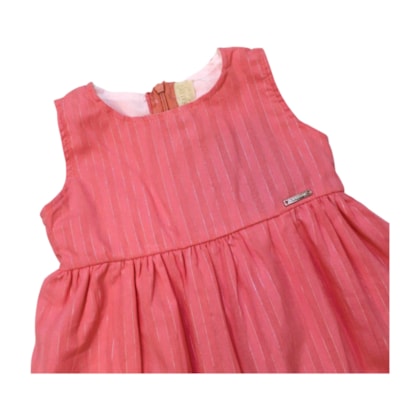 Vestido Tecido Listrado 405604 - Vrasalon 