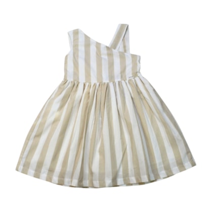 Vestido Tecido Listrado 405632 - Vrasalon