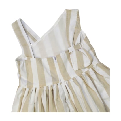 Vestido Tecido Listrado 405632 - Vrasalon