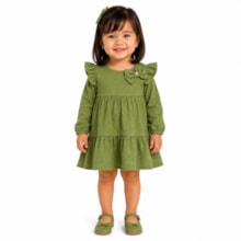 Vestido Tecido Manga Longa Laço 2223 - Carol e Dani