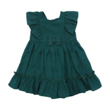 Vestido Tecido Meia Manga Com Strass - 34400013 - Aconchego do Bebê