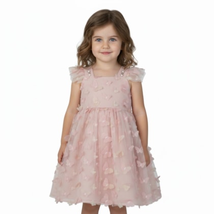 Vestido Tule Borboletas 2274 - Carol e Dani