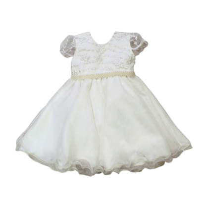 Vestido Tule Bordado 3328 - Nelu