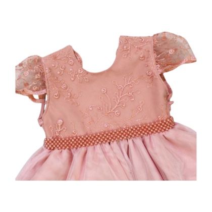 Vestido Tule Bordado 3344 - Nelu