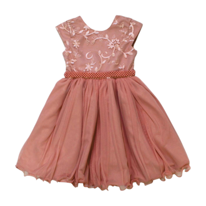 Vestido Tule Bordado H1158 - Heloísa