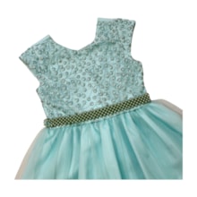 Vestido Tule Bordado H1163 - Heloísa