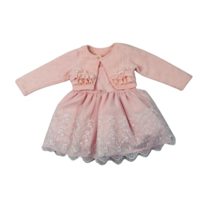 Vestido Tule com Boleto 2 Peças 10646 - Mini Miss