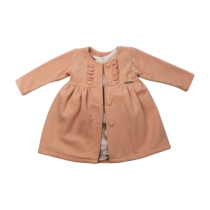 Vestido Urso com Sobretudo 2 Peças 10647 - Mini Miss